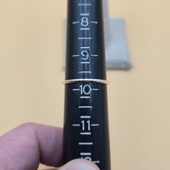 Size 9.75 Gold Over Sterling Silver Labradorite And Topaz Ring A5304 - Picture 7 of 9